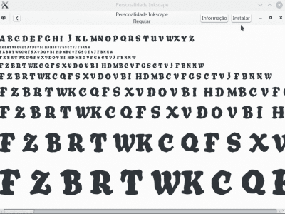 como desenhar fontes no inkscape 15