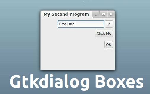 gtkdialog como usar