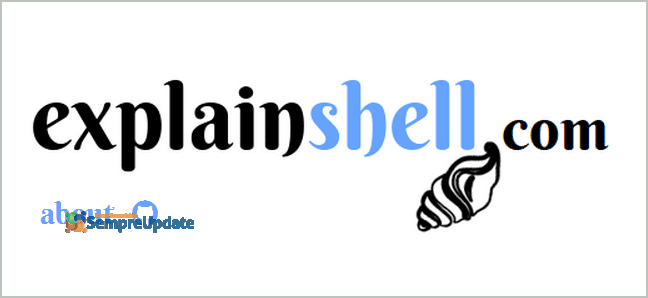 explainshell manual interativo de comandos linux 2019