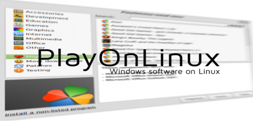 instalar playonlinux ubuntu debian fedora no