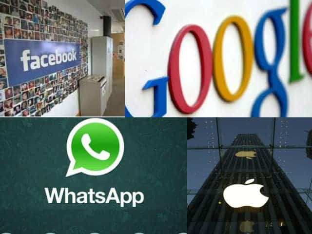 fb whatsapp google