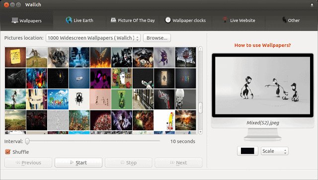 veja como instalar wallch no Ubuntu