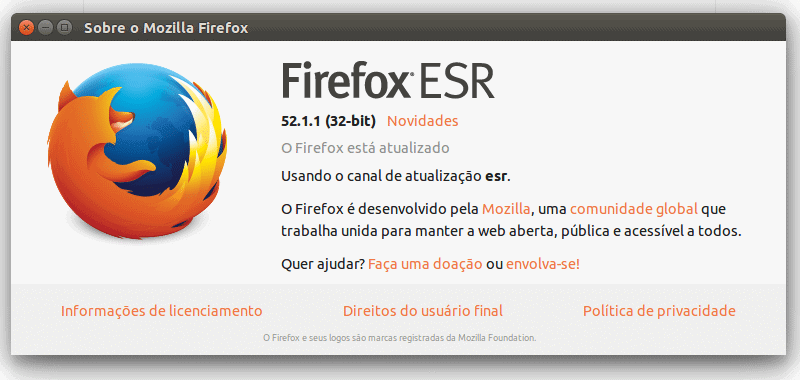 Firefox ESR 60 está disponível no Ubuntu como snap