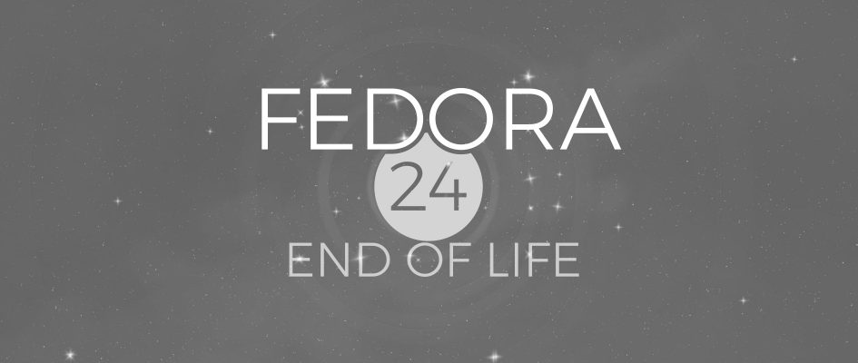 fedora 24 fim ciclo de vida suporte