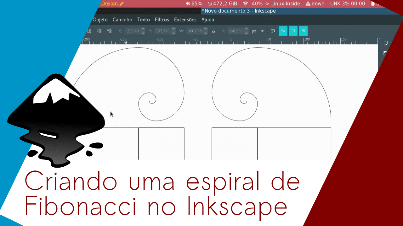 espiral de Fibonacci