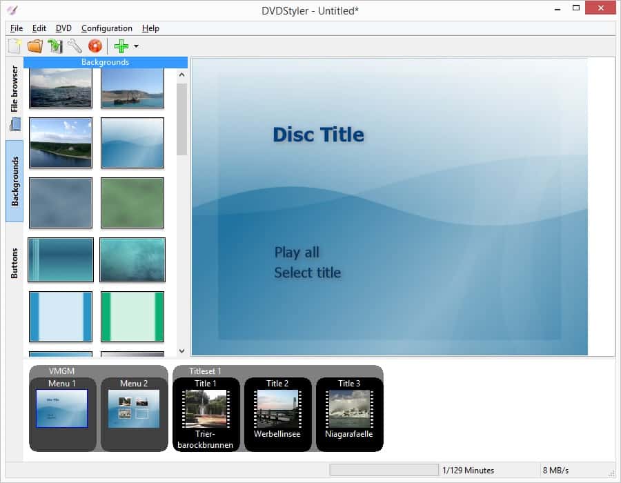 Criar DVDs