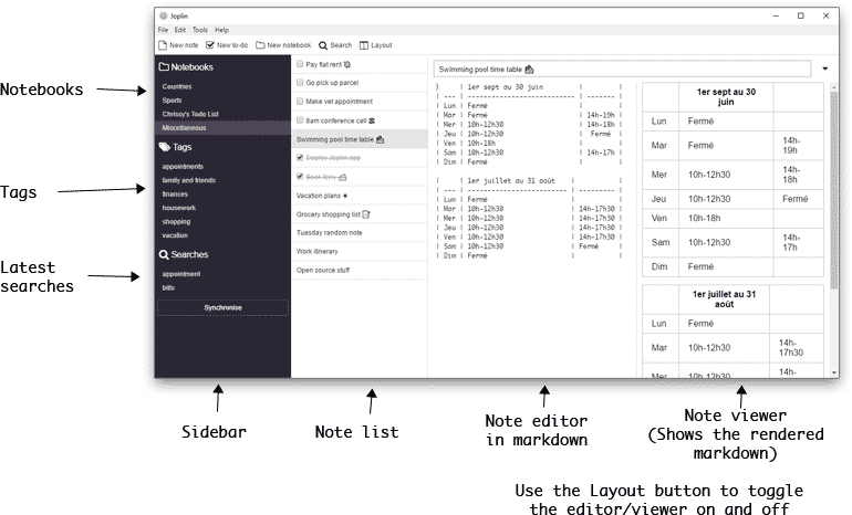 Alternativa Open-Source para o Evernote