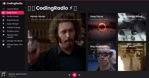 CodingRadio página