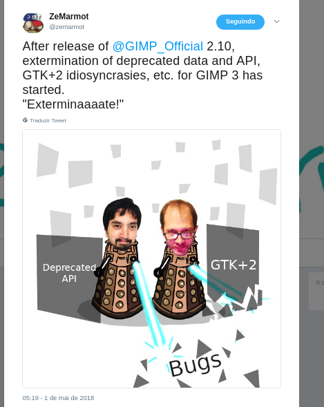 Gimp desenvolvedores