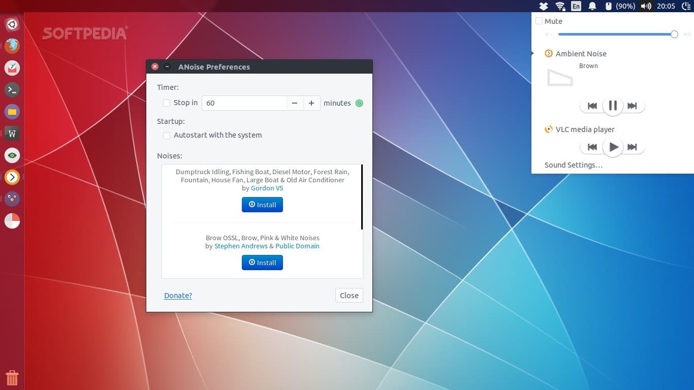 Instale o player ANoise no Ubuntu 16.04 ou posteriores