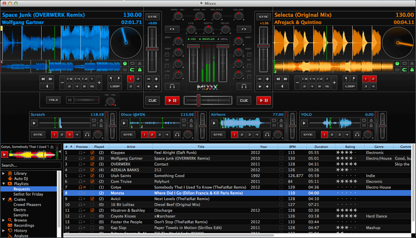 Mixxx 2.3.4 adiciona suporte para Traktor Kontrol S2 Mk1 e Numark Party Mix
