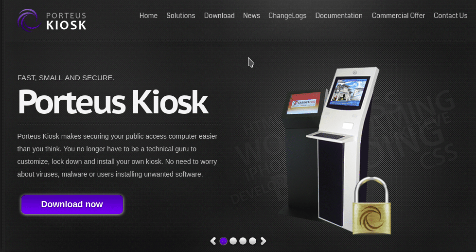 Porteus Kiosk 4.7.0 acaba de ser lançado