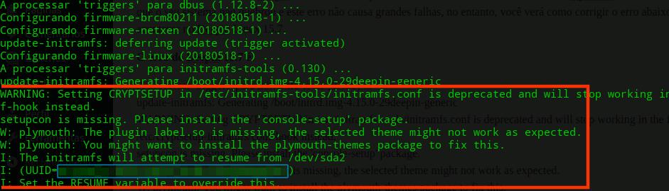 Plymouth no Deepin