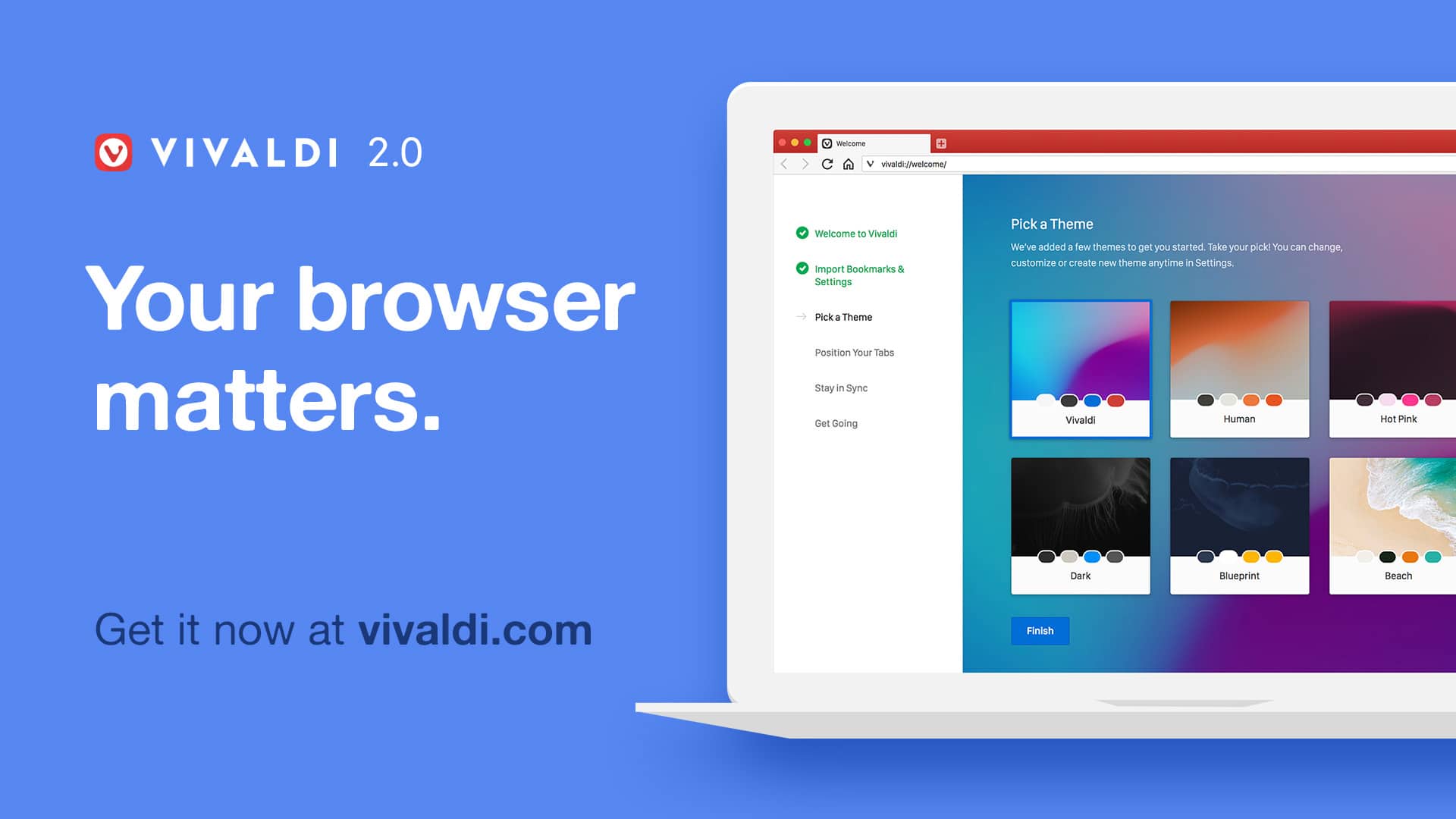 Lançado Vivaldi 2.0 com novas funções