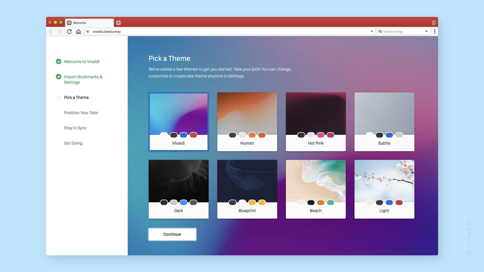 Vivaldi 2.2 lançado com mini player de vídeo e barra de ferramentas personalizável