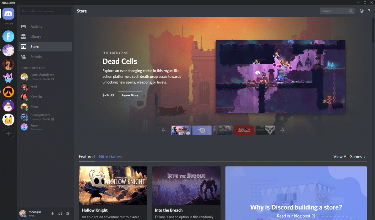 Discord lança nova loja de jogos em todo o mundo 1 Discord lança nova loja de jogos em todo o mundo