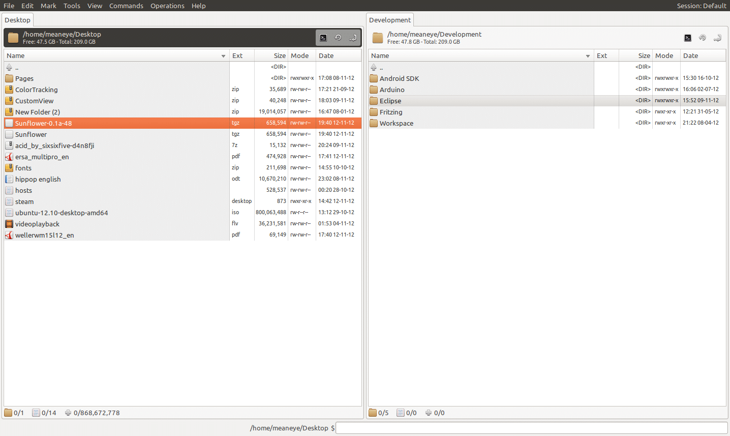 como-instalar-o-sunflower-um-gerenciador-de-arquivos-no-ubuntu-linux-mint-e-derivados