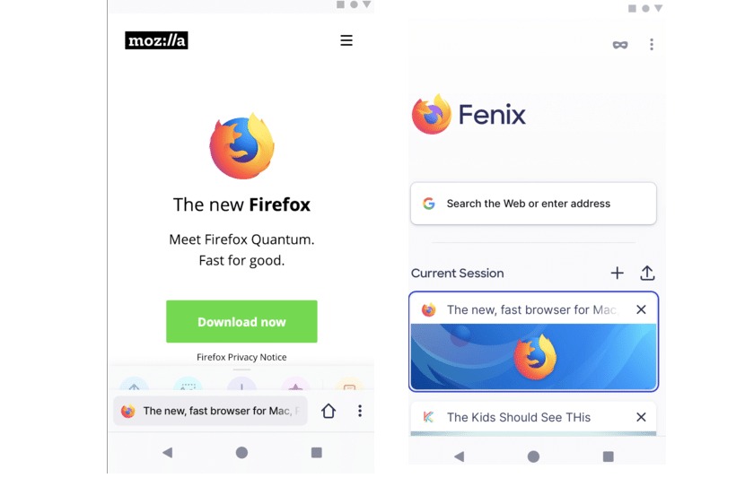 Fênix, o novo navegador móvel da Mozilla