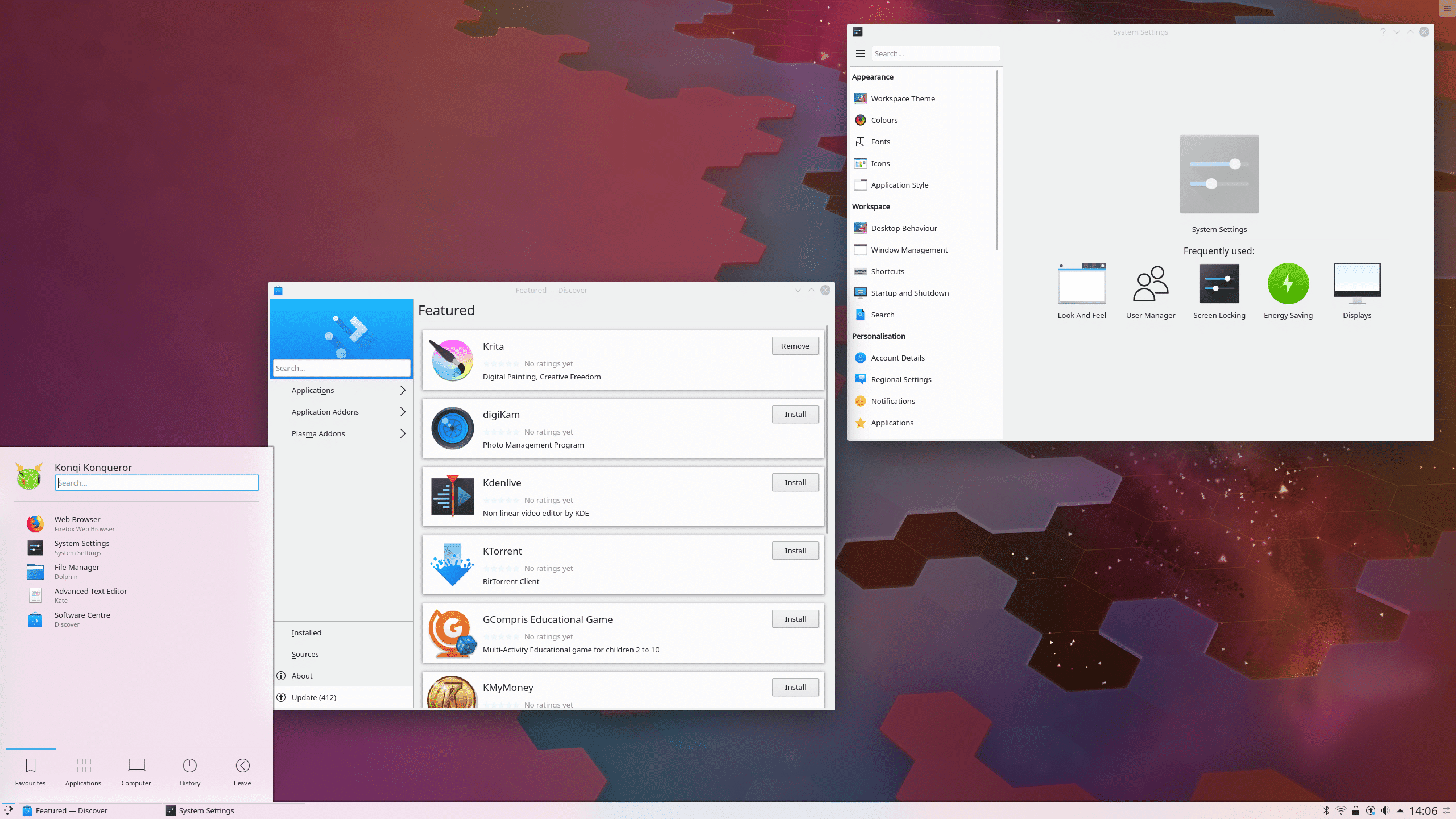 KDE Plasma 5.15 Beta foi lançado com grandes aprimoramentos