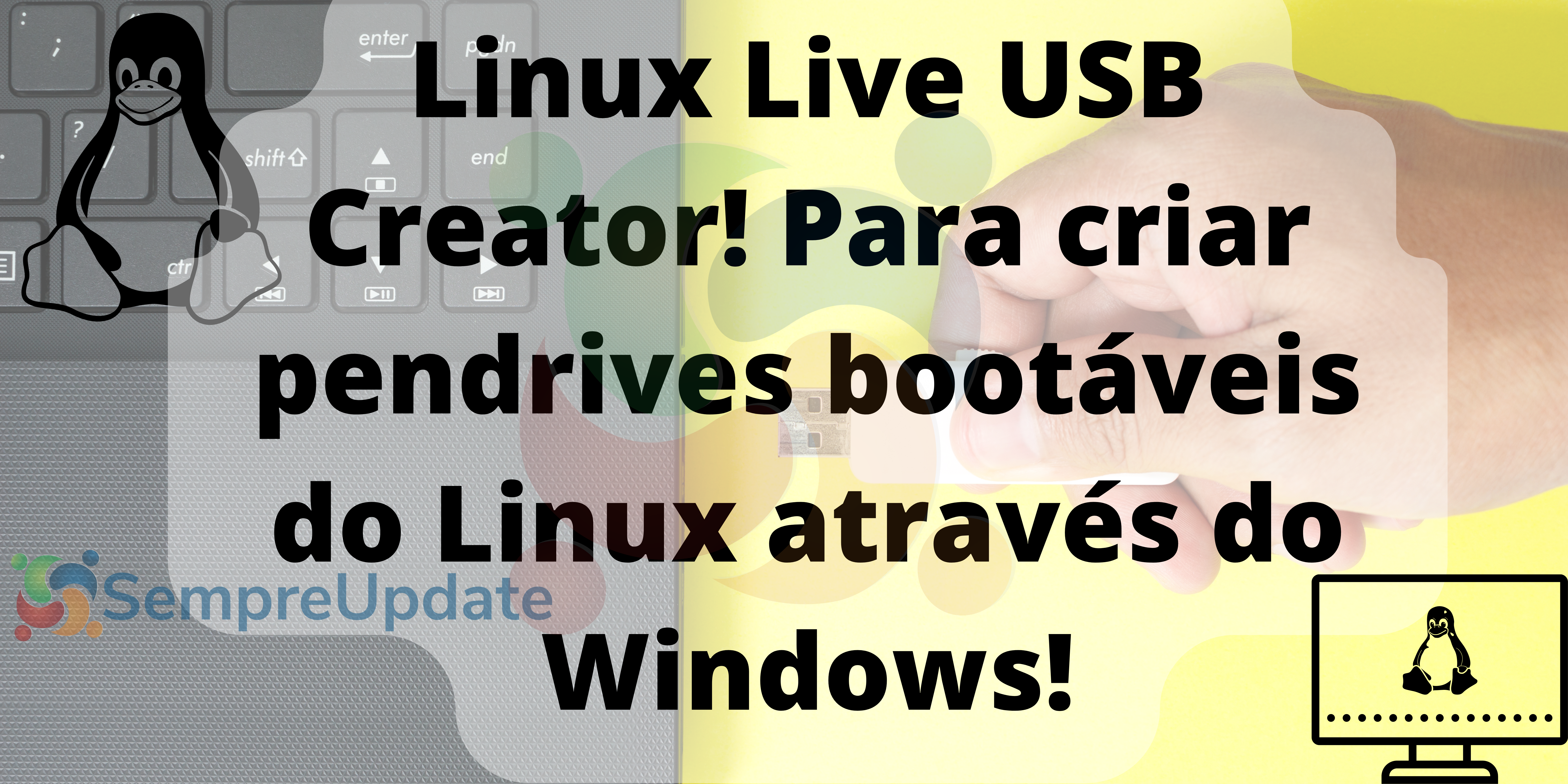 Linux Live USB Creator Para criar pendrives bootaveis do Linux atraves do Windows 1