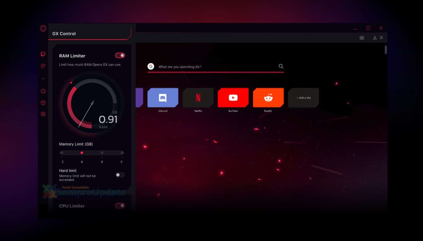 Experimente o Opera GX, o "primeiro navegador de jogos"