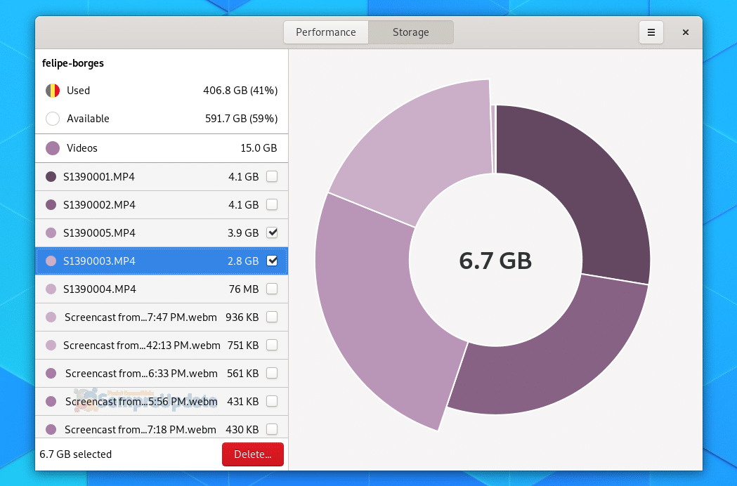 GNOME melhora relatório de espaço em disco e modo clássico será renovado no Fedora 31