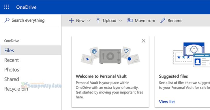 Microsoft adiciona 2FA-Protected “Personal Vault” ao OneDrive Cloud Storage