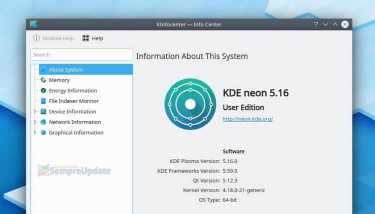 KDE Neon 5.16 está disponível para download
