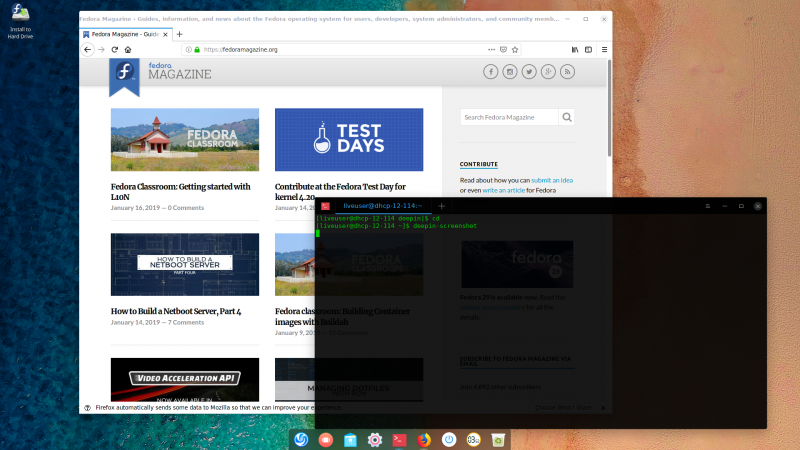 Desktop do Deepin 15.11 pode estar a caminho do Fedora 31