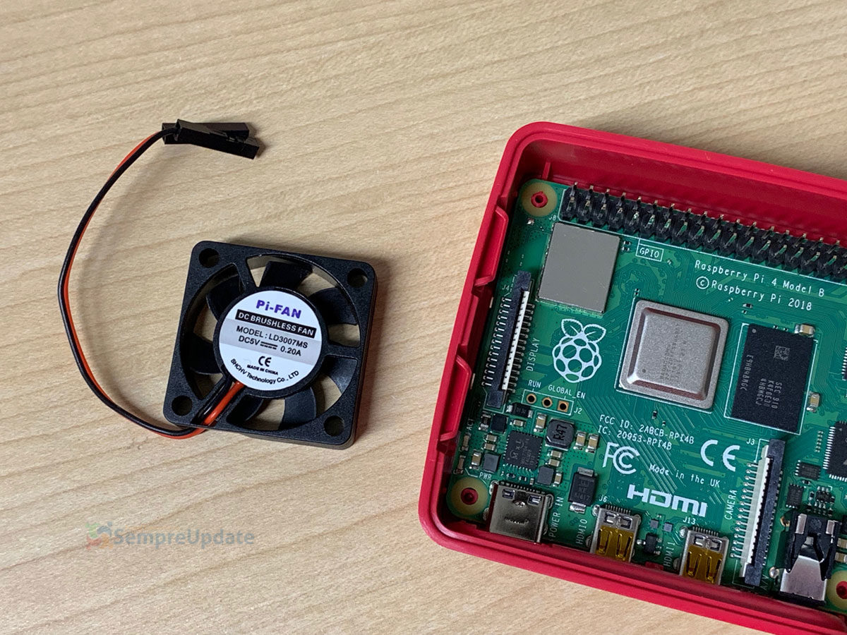 Novo Raspberry Pi 4 aquece muito rapidamente e precisa de um ventilador