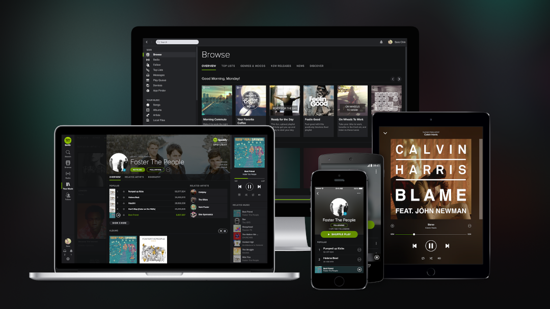 Spotify permitirá sincronização entre vários dispositivos