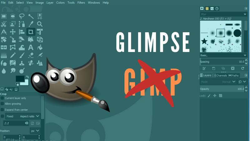 Glimpse é um fork do Gimp