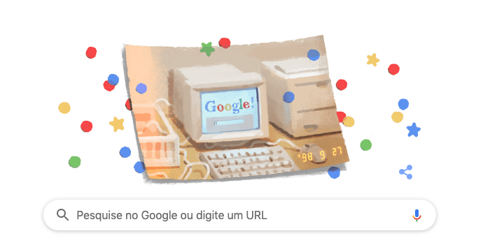 21 anos do google aniversario 2019