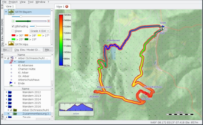 QMapShack, uma excelente aplicação para o planejamento de rotas e dados de GPS