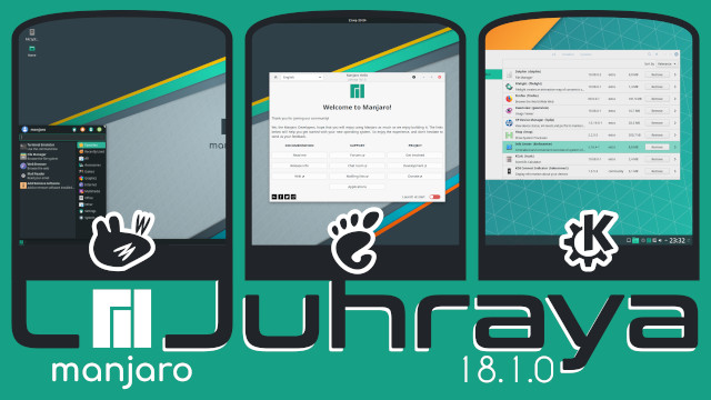 Manjaro 18.1 lançado com a opção de escolha da suíte Office
