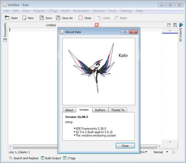 Editor de texto Kate do KDE traz melhorias no LSP
