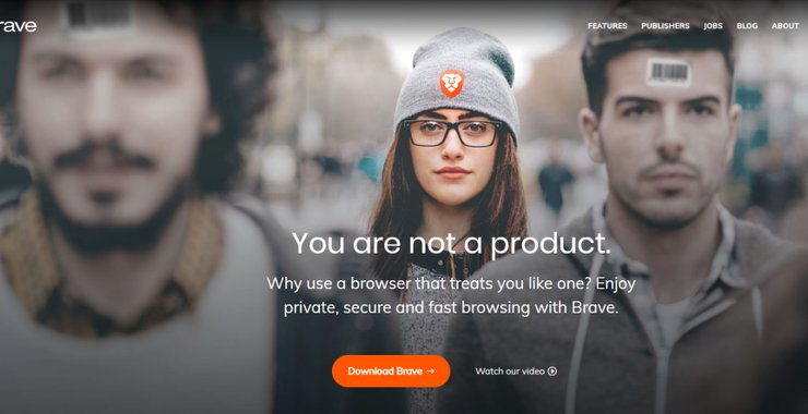 Navegador Brave pela primeira vez é lider em downloads.