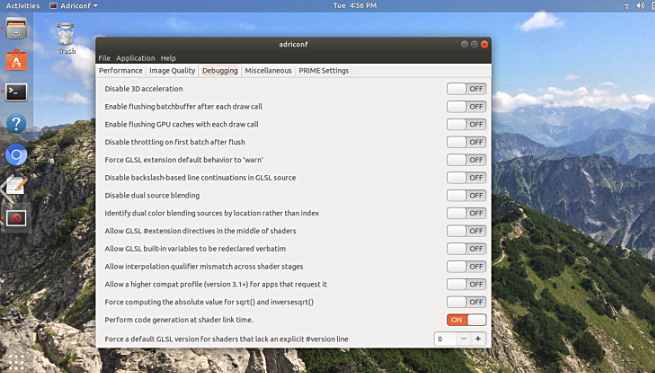 instalar o adriconf no ubuntu fedora debian centos e opensuse ferramenta da gui usada para configurar drivers graficos de codigo aberto