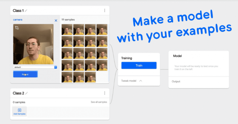 O Google atualizou o Teachable Machine para que você possa treinar uma IA sem código