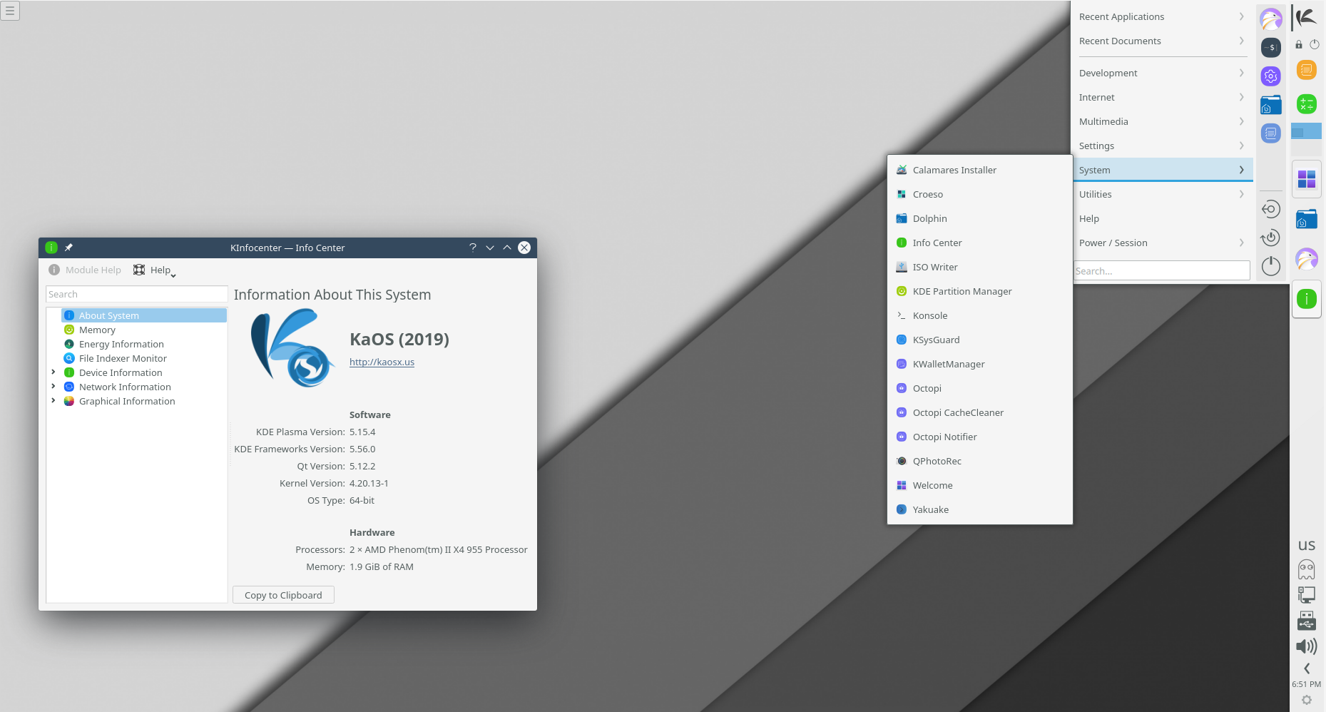 Distribuição Linux KaOS 2019.10 foi lançada com Kernel 5.3 e Plasma 5.17