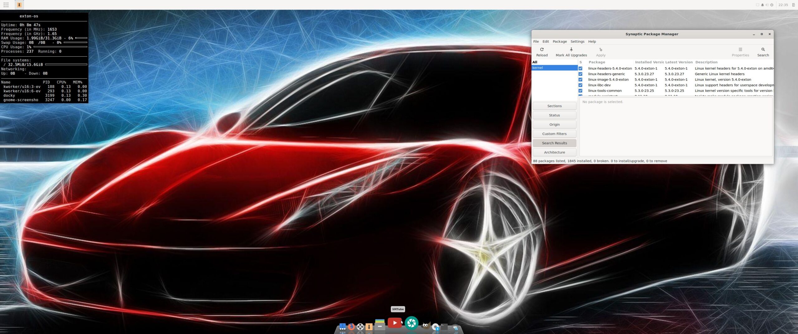 Distro Exton OS agora é baseada no Ubuntu 19.10