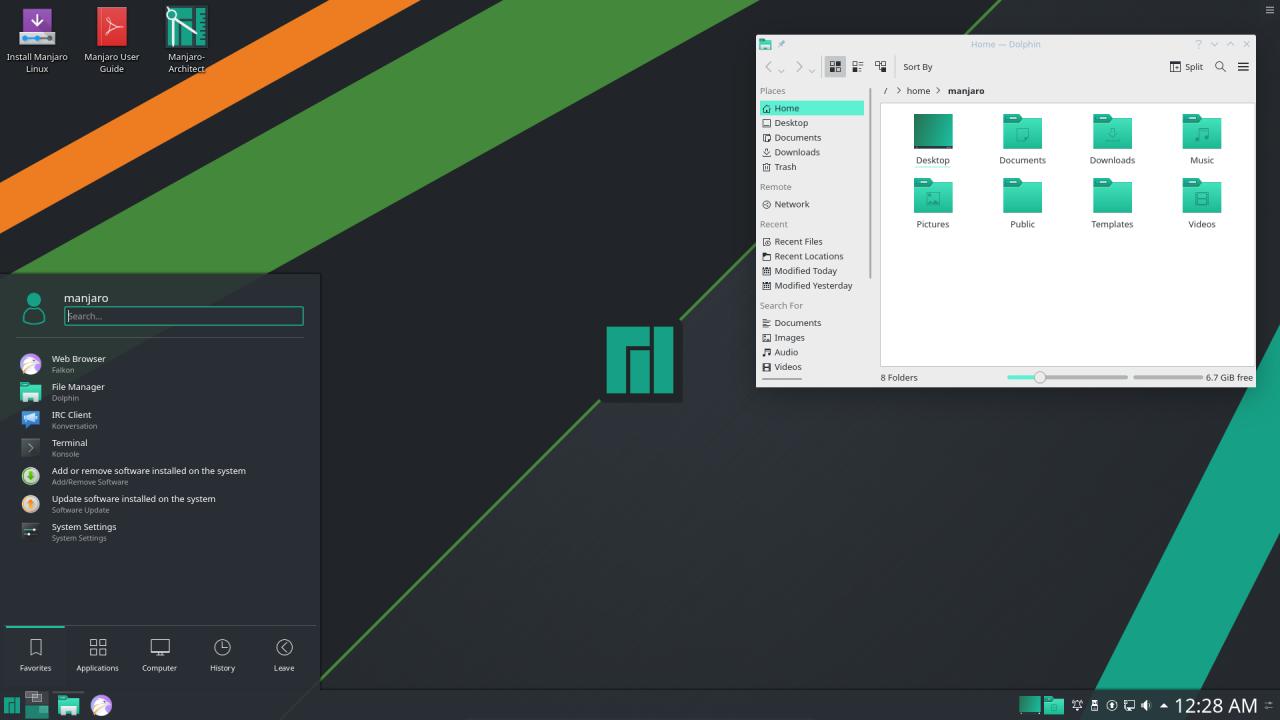 Manjaro 19 lança ISOs de teste com GNOME e KDE