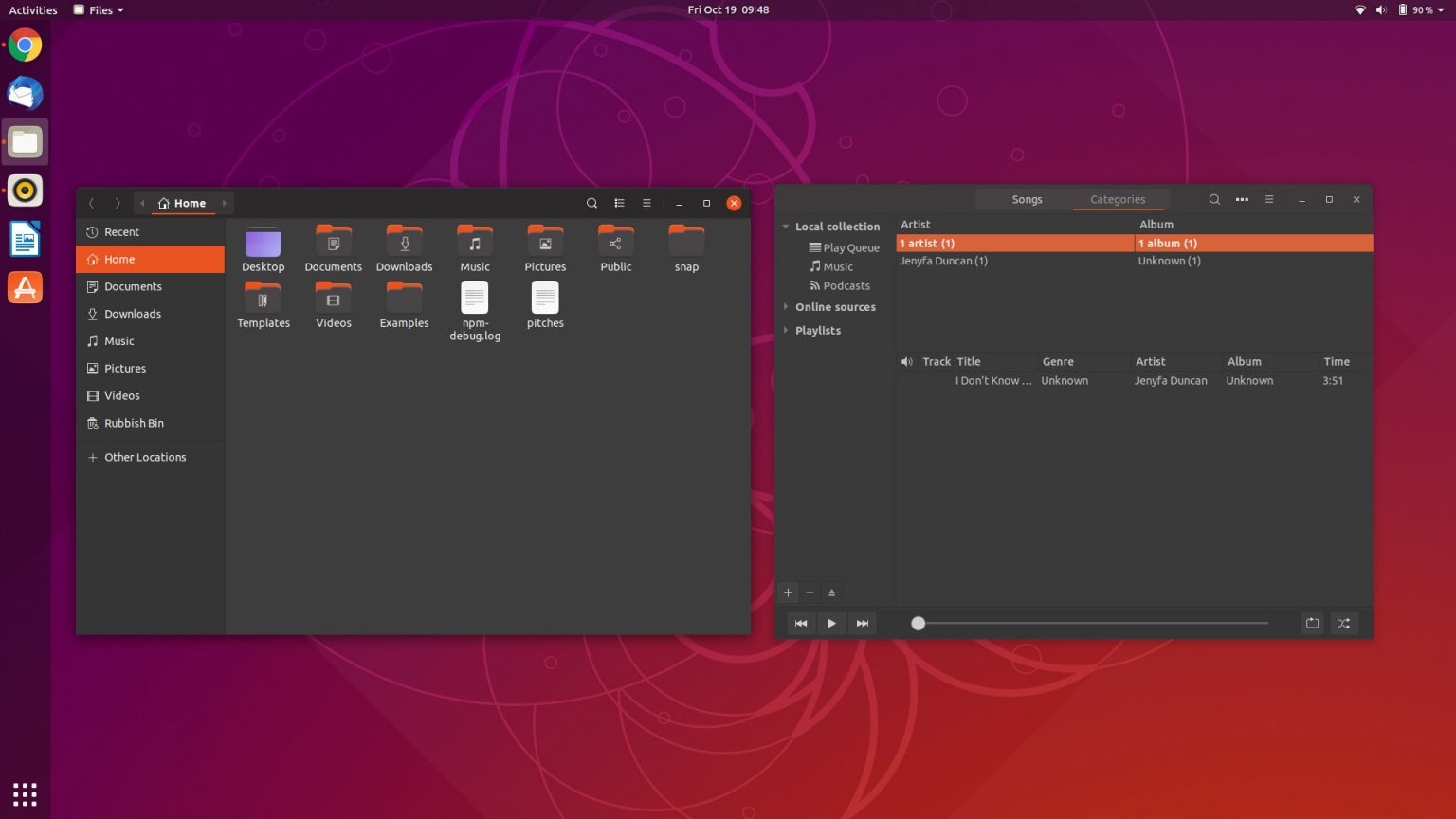Ubuntu muda de aparência antes da versão 20.04