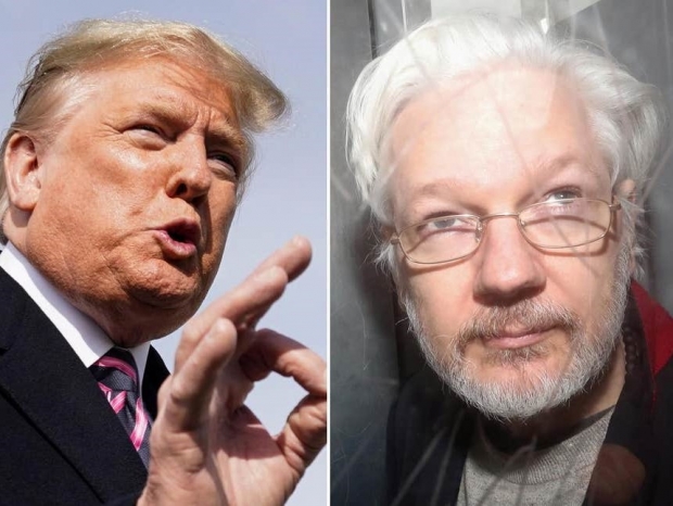 Trump prometeu perdoar Assange 1 Edward Snowden pede a Trump que perdoe Julian Assange, o fundador do Wikileaks
