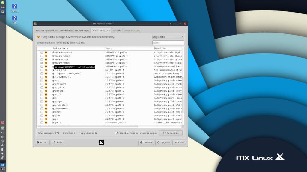 Lançado MX Linux 19.1 com ISO "Advanced Hardware Support"