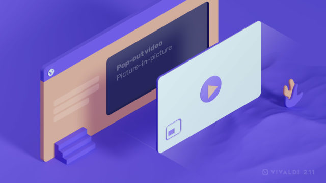 Vivaldi 2.11 adiciona novos controles Picture-in-Picture