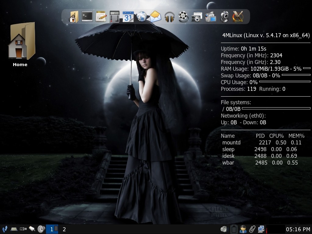 4MLinux 32.0 chega com o kernel Linux 5.4 LTS e o LibreOffice 6.4