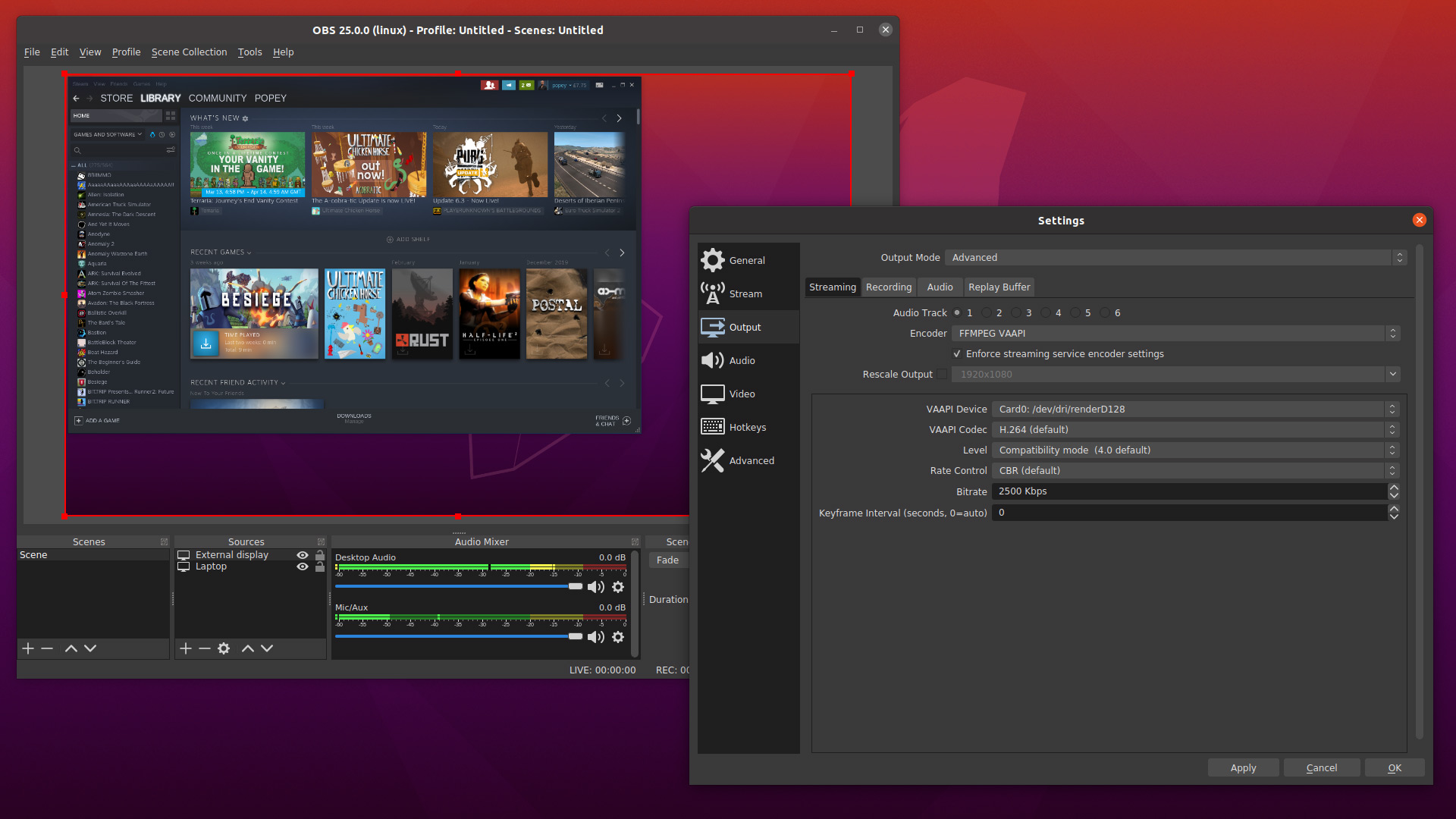 Lançado o OBS Studio 25.0