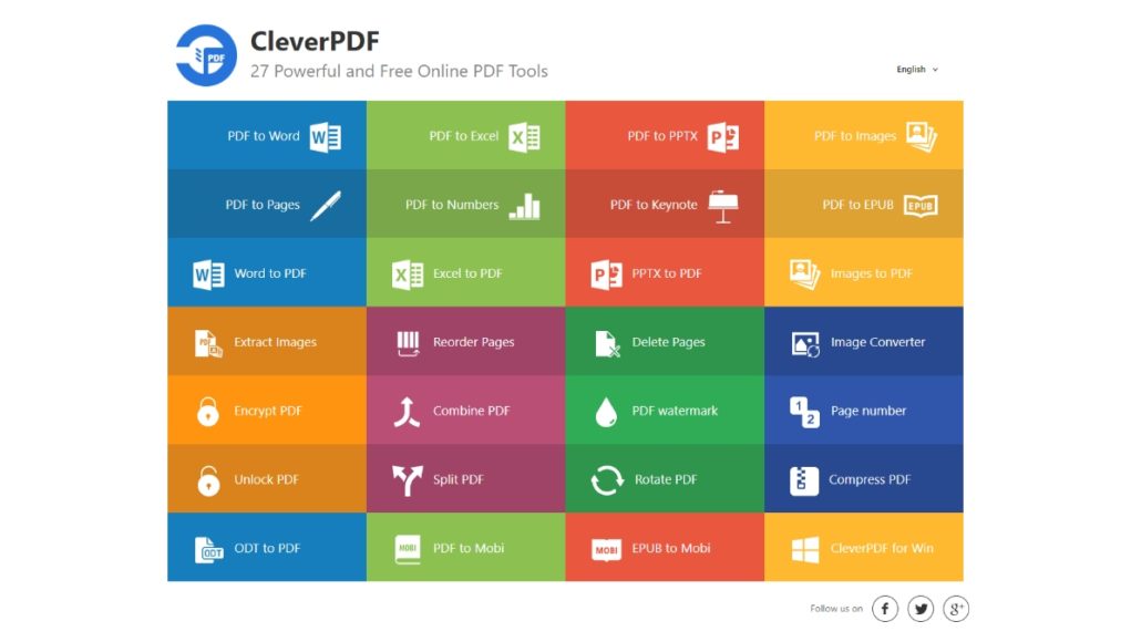 Site CleverPDF converte rapidamente seus arquivos PDF em praticamente qualquer formato!