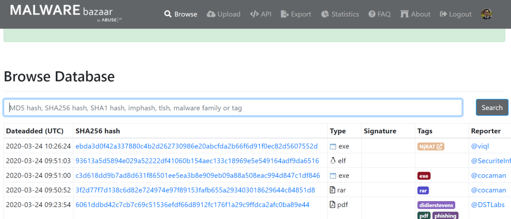 MalwareBazaar: Conheça um repositório de malwares!